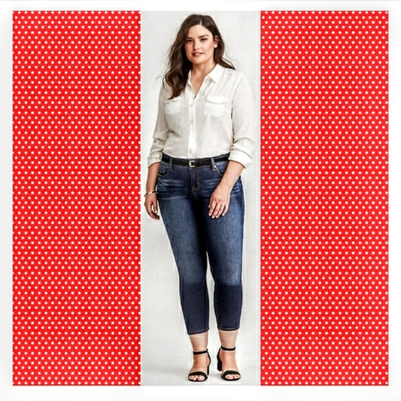 American Eagle Jeans Size 4 Artist Skinny Crop New - Picture 6 of 6